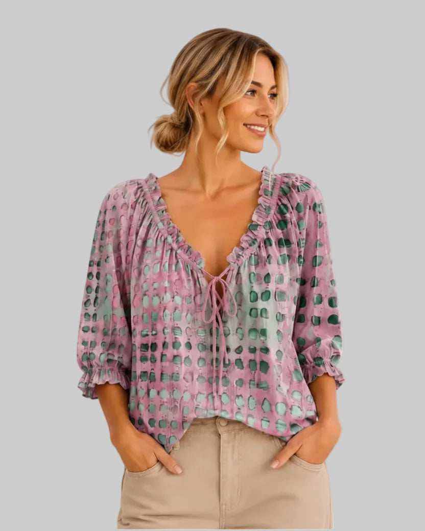 CELIONI Blouse Fluide & Légère