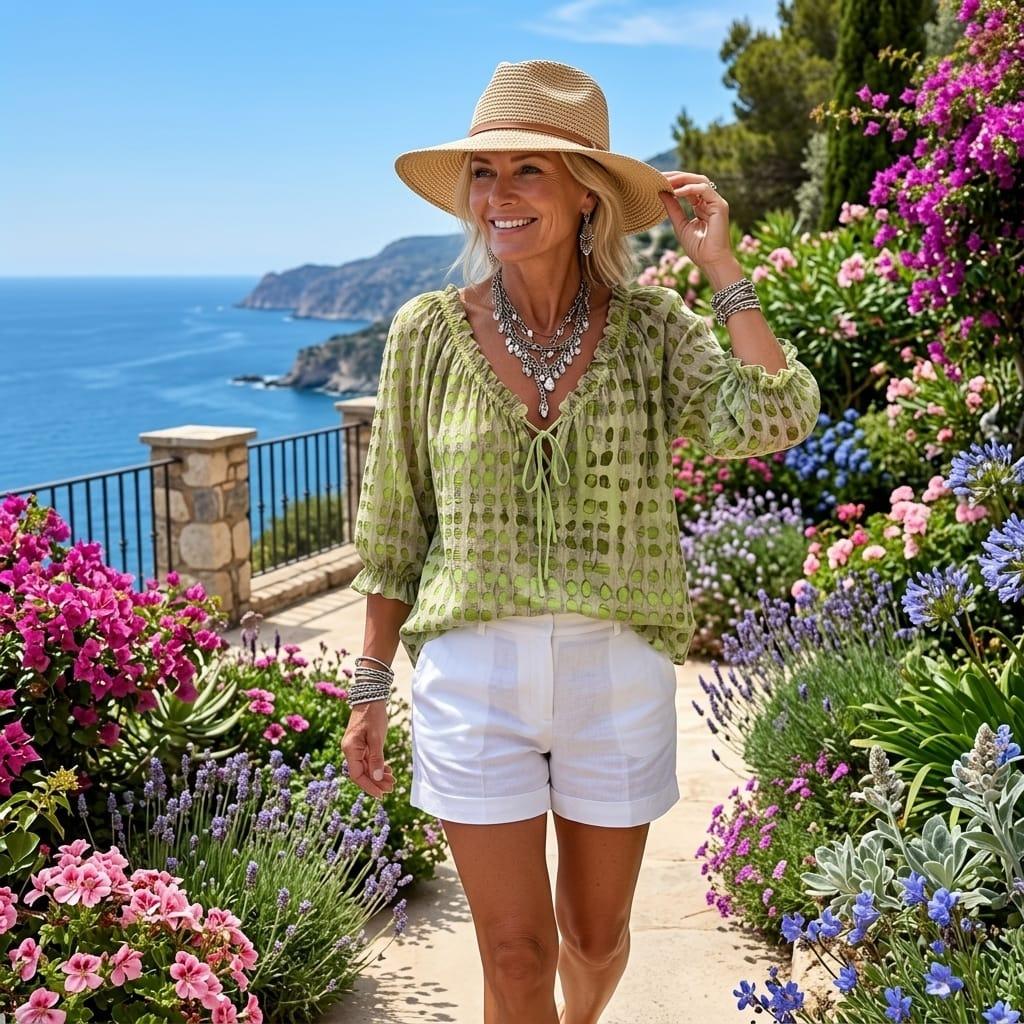 CELIONI Blouse Fluide & Légère
