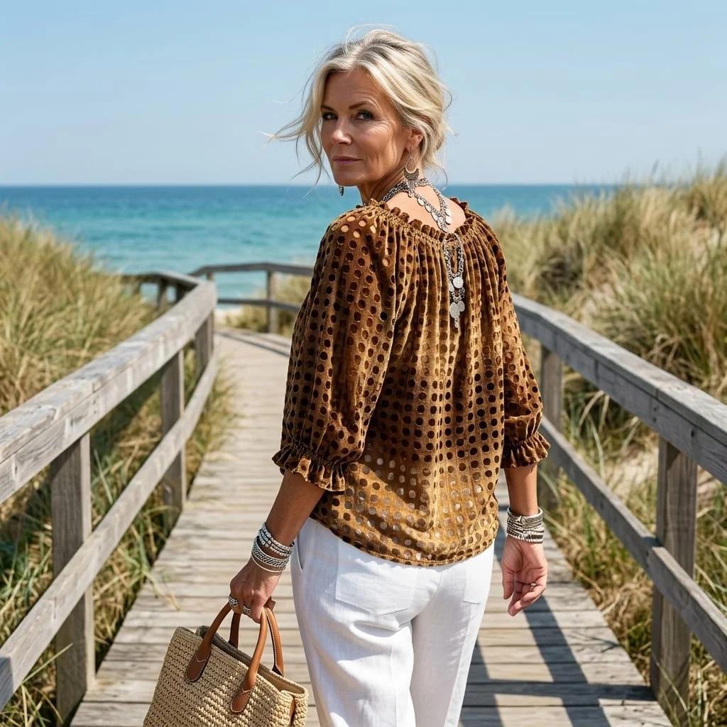 CELIONI Blouse Fluide & Légère