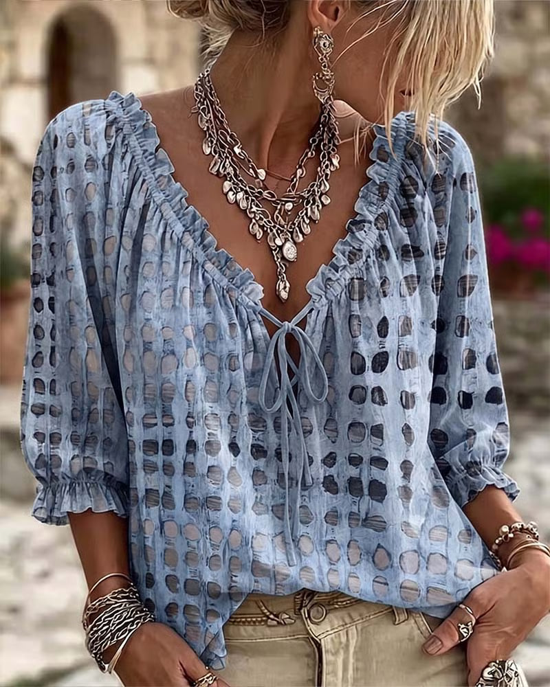 CELIONI Blouse Fluide & Légère
